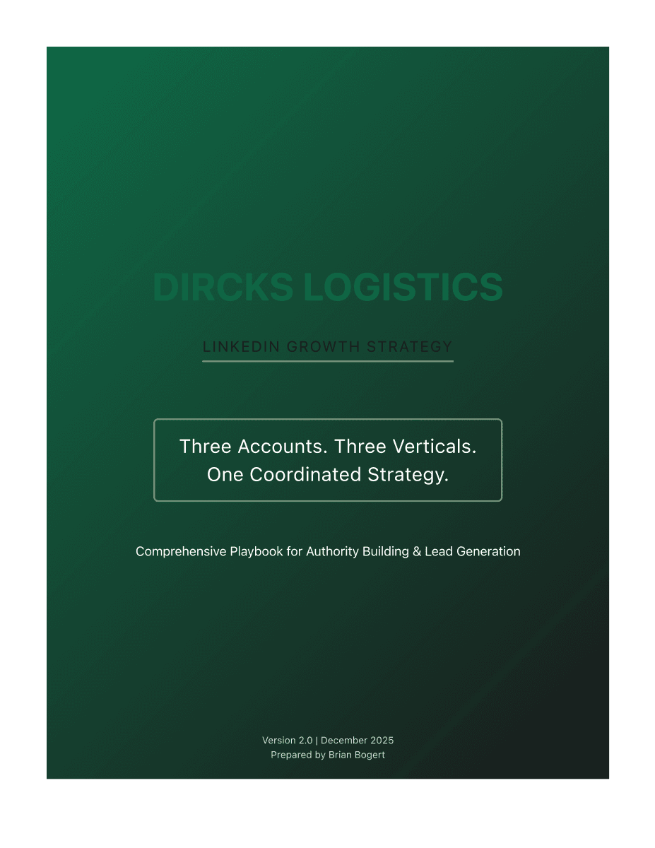 Dircks LinkedIn Strategy