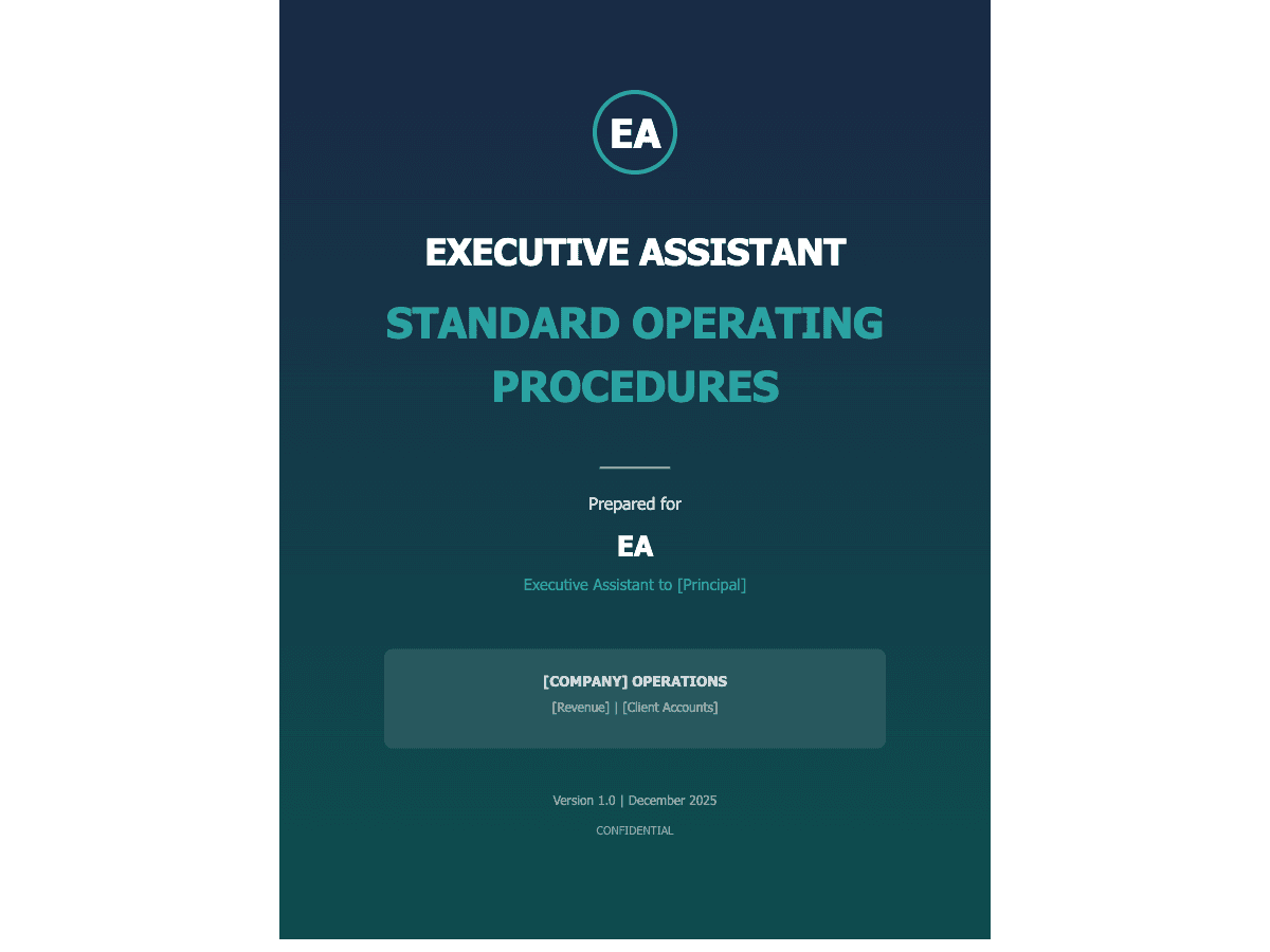 Prospecting Tool + EA SOP screenshot